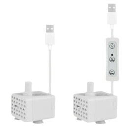 Аквариумный USB-погружной насос, нижняя всасывающая вода от остановки, насос-фильтр, низкое давление, 3 Вт, мини-насос для смены домашних животных