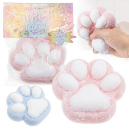 12/3 шт. мягкая игрушка в виде кошачьей лапы, пасхальные сувениры для вечеринки, мягкие кошачьи когти, сжимаемые декомпрессионные сенсорные игрушки для снятия стресса, розовый, синий