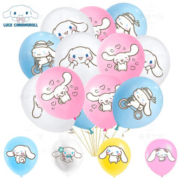 12-дюймовые воздушные шары Cinnamoroll, воздушные шары на день рождения, свадьбу, украшения, аниме, вечерние украшения, декор для детского душа, детские игрушки, подарок