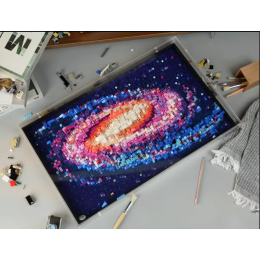 3091 шт. Moc 31212 The Milky Way Galaxy 3D Art Наборы строительных блоков Diy Креативные украшения Кирпичи Игрушки Детский образовательный подарок