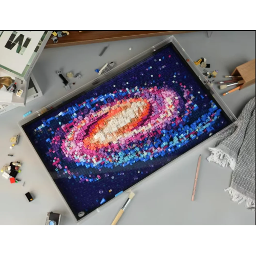 3091 шт. Moc 31212 The Milky Way Galaxy 3D Art Наборы строительных блоков Diy Креативные украшения Кирпичи Игрушки Детский образовательный подарок