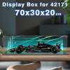 Акриловая витрина для Lego 42171, витрина для строительного блока Mercedes, пылезащитная прозрачная модель, ящик для хранения автомобиля 62x30x20 см