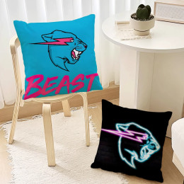 Забавная наволочка Mr-B-Cute B-Beasts для гостиной, акцент, диван, поддержка спины, квадратная гостиная, необычный компаньон для сна ﻿