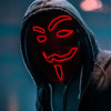 2025 Горячая светодиодная маска Hacker V Vendetta для взрослых, светящаяся светодиодная подсветка, маска для светящихся костюмов для вечеринки, аксессуары, маска на Хэллоуин, декор