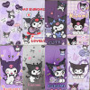 Супер милые пляжные полотенца Kuromi-Themed: идеально подходят для летних развлечений! Подходит для полотенец, банных полотенец, пляжных полотенец.