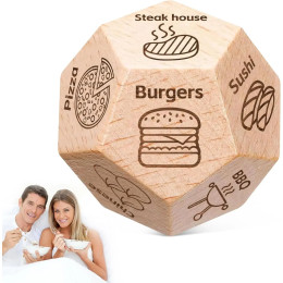 1 шт., игральные кости для нее, пары, идеи подарков, Food Decision, игральные кости, игры на Рождество, день рождения, подарки на день Святого Валентина