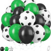 30 шт. 12-дюймовый набор воздушных шаров для футбола Green Field для мальчиков и мужчин, спортивная вечеринка, юбилейный душ, спортивный мяч для встреч, украшение для наблюдения