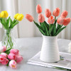 3/5PCS Artificial Flowers Real Touch Tulip Scrapbooking Vases Home Decor Wedding Garden Rose Arch Garland  Mother's Day Bouquets