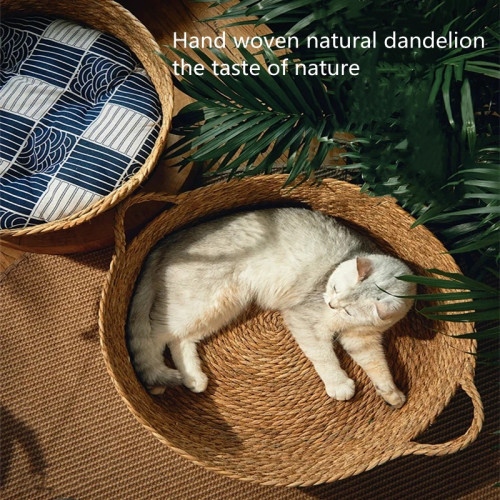 Ручное плетеное кошачье гнездо из ротанга, Four Seasons, General Dandelion, Cool Bed, кошачья царапина, товары для домашних животных
