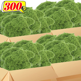 300/30 г искусственный мох, зеленый, сделай сам, поделки, трава, искусственное консервированное зеленое растение, украшение для дома, комнаты и сада, мини-пейзаж, искусственная трава