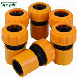 Sprycle 6 шт. 3/4 1/2''садовый шланг, быстрый соединитель, фитинг для ремонта труб, соединение трубки для капельного орошения, полива теплицы