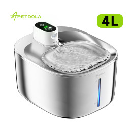 APETDOLA 4L беспроводной фонтан для кошек с автоматическим датчиком питьевой фонтанчик для кошек собак поилка для домашних животных диспенсер для воды аксессуары