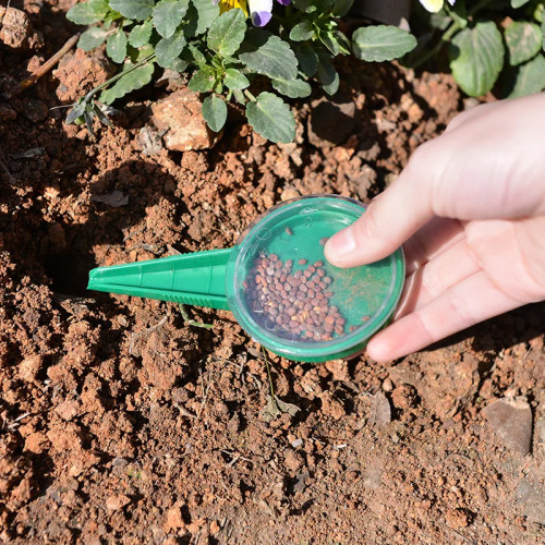 Регулируемая сеялка для растений с 5 файлами, ручная сеялка для цветов, травы, садовая многофункциональная сеялка для посева, аксессуары