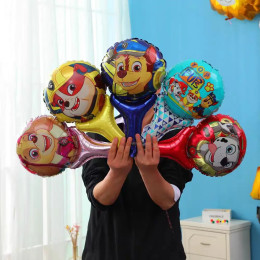 10 шт. 25*35 см «Щенячий патруль», фольгированные шары, шарики, мультяшные шары для собак, полоски, пирмы для мальчиков, надувные игрушки, подарок на день рождения
