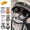 Новинка, 3D маски для лица кошки, летняя маска с защитой от ультрафиолета, защита шеи, полиэстер, быстросохнущая велосипедная маска, походная солнцезащитная маска