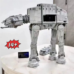 MINISO 6785 шт. большой UCS AT-AT FIT 75313 строительные блоки модель кирпичи домашний декор игрушки для детей и взрослых подарки на день рождения и Рождество
