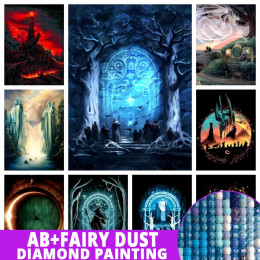 Сказочная пыль AB 5D DIY алмазная живопись кольца декорации фильмов фантазия Оформление интерьера детский подарок