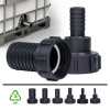 IBC S60 Женская грубая резьба до 1/2''3/4''1''2''штуцер пластиковые фитинги резервуар для воды адаптер для садового шланга цистерны соединитель