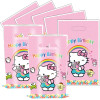 30 шт., подарочные пакеты для вечеринки «Hello Kitty» с ручкой Sanrio, розовые тематические сумки для хранения, детский душ, украшения для дня рождения для девочек