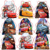 6/36 шт., автомобильная сумка Disney Lightning McQueen на шнурке, нетканая сумка для хранения покупок, высококачественный рюкзак, товары для вечеринок