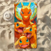 Полотенце пляжное C-Charmander MNS P-PokemonS-ES быстросохнущие полотенца для бассейна и кемпинга, мягкий подарок для путешествий, тренажерный зал, душ, спорт