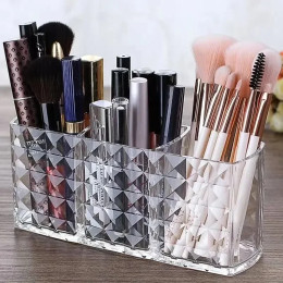 1 шт., зеркальный шкаф с ромбовидным узором, стеллаж для хранения вещей, ванной комнаты, косметики, помады, Прямая поставка