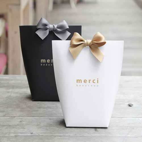 5 шт. высококлассная черно-белая бронзовая коробка для конфет"Merci", французская коробка с надписью"Thank You", свадебные сувениры, подарочная упаковка, сувениры для дня рождения