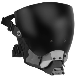 Cyberpunk Commander Mask-шлем самурая-тактический шлем для ролевых игр Хэллоуин