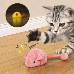 Интерактивная плюшевая мышь, игрушки для кошек, имитация мышей, котенка, самовосстанавливающие плюшевые игрушки, домашние игрушки для домашних животных, кошек, жевательная игрушка