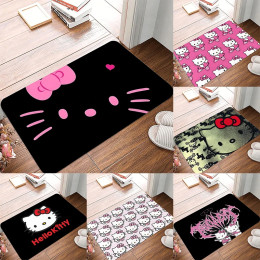 MINISO Disney Hello Kitty напольный коврик полиэстер домашний ковер нескользящий коврик для прихожей гостиная ванная комната спальня кухня коврик для двери