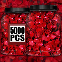 5000/100 шт. искусственные поддельные лепестки роз красочные имитационные шелковые лепестки роз на День Святого Валентина свадебная вечеринка романтическое украшение