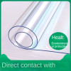 НОВАЯ скатерть толщиной 1,0 мм, ПВХ, прозрачная водонепроницаемая скатерть для стола, коврик для кухни, масляная ткань с узором, стеклянная мягкая скатерть