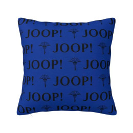 Пользовательские винтажные синие чехлы для подушек J-Joops, украшение для дивана, квадратная наволочка