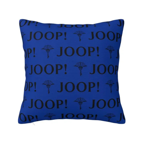 Пользовательские винтажные синие чехлы для подушек J-Joops, украшение для дивана, квадратная наволочка