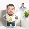 Изготовленная на заказ подушка Minime Gangster Tattoo Персонализированная подушка для лица