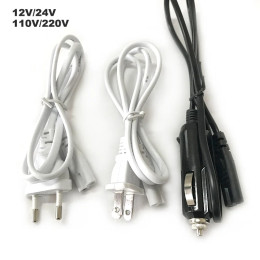 12V 24V 110 В 220 ЕС и США Разъем для грузовых автомобилей, подогрев Коробки для обедов кабель заменить Еда теплее контейнер Мощность шнур адаптера провода