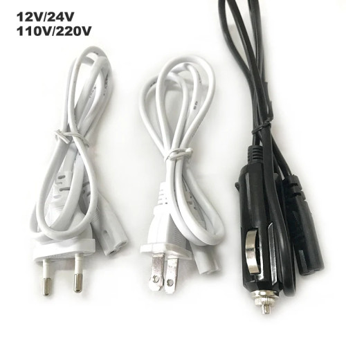 12V 24V 110 В 220 ЕС и США Разъем для грузовых автомобилей, подогрев Коробки для обедов кабель заменить Еда теплее контейнер Мощность шнур адаптера провода