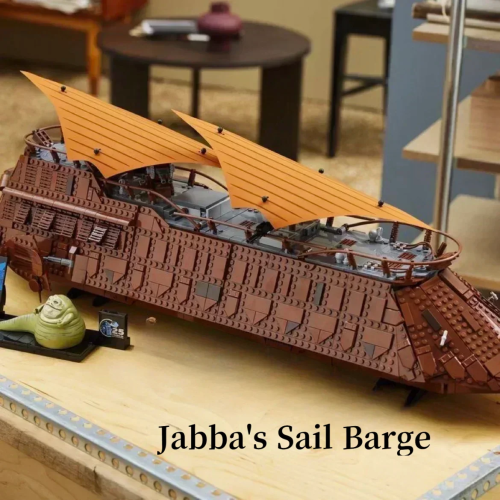 3942 шт. Sarlacc Pit Showdown Jabba's Sail Barge Star Battle Puzzle в сборе, модель 75397 кирпичей для взрослых и детей, подарки на день рождения
