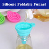 Силиконовая складная воронка, складной универсальный бункер для масла, жидкости, кухонные инструменты для приготовления пищи, разные цвета Trechter для домашнего использования