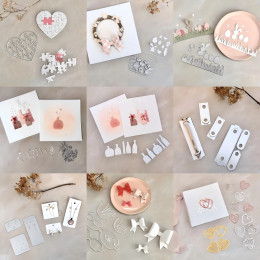 Piggy Craft металлические штампы для резки, новая серия, новая форма для скрапбукинга, нож для рукоделия, лезвие, трафареты, штампы
