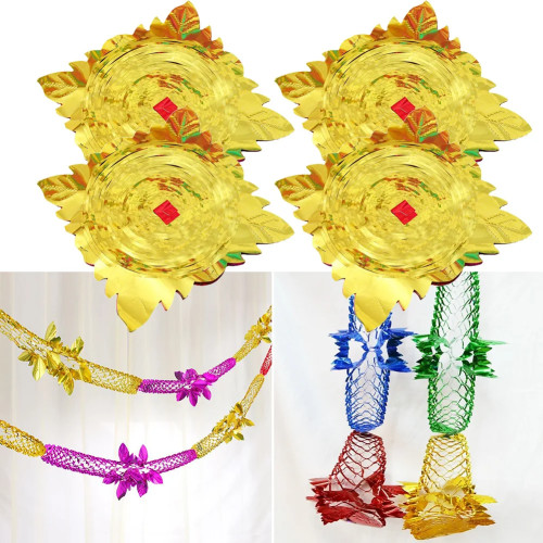 Гирлянда из фольги, 2,5 м, 4 шт.