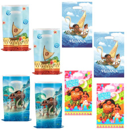 Сумка для подарка на тематику Moana, сумка для конфет принцессы Моаны, сумка для детского подарка, сумка для подарка на день рождения для девочек, товары для вечеринки