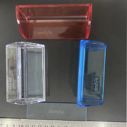 1 шт., триммер для мыла ручной работы, прозрачный, красный, синий, простой в использовании акриловый триммер для мыла, соска, триммер для свечей ручной работы