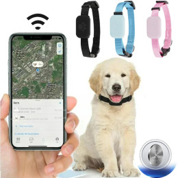 Bluetooth GPS-трекер для домашних собак, мини-отслеживание, оповещение о движения, ошейники, анти-потерянный трекер для кошек и щенков, дистанционный глобальный локатор