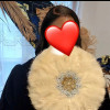 1 шт., африканский веер Eventaille Mariage, белый веер с турецким пером и золотая ручка, нигерийские танцевальные веера для свадьбы