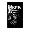 QLflag 3x5 футов Misfits черный металлический Harajuku смешной принт полистирол уличный флаг