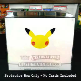 Прозрачный набор Elite Trainer Box, защитные коробки ETB, набор игровых карт, коллекционные предметы MTG TCG UPC, витрина для PokemonETB