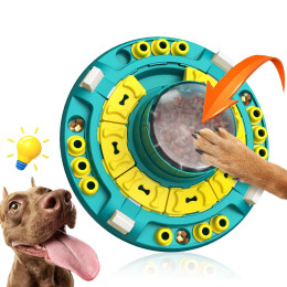 KADTC Dog Advanced Puzzle Toys Уровень 4 в 1 для умных собак Ментальная стимуляция мозга Игра Медленная еда Пазлы Жесткая кормушка Puppy Tre
