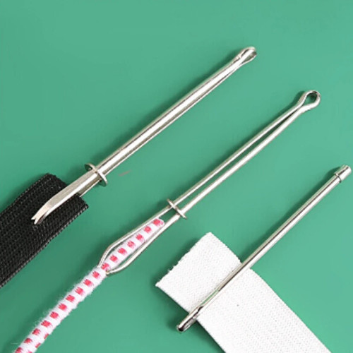 1/2pcs Stainless Steel Garment Clips Sewing DIY Tools Elasticizer String Threader Sewing Tools
