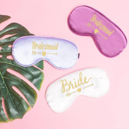 Команда надпись «Bride tribe» маска для сна подарок Подружки Невесты Девичник искусственная Свадебная помолвка девичник